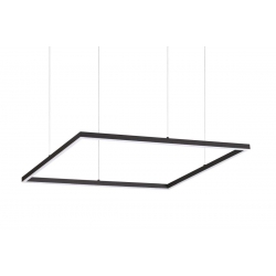 Oracle Slim Square 90 SP CZARNA LAMPA WISZĄCA LED 53W   259208   Ideal-Lux